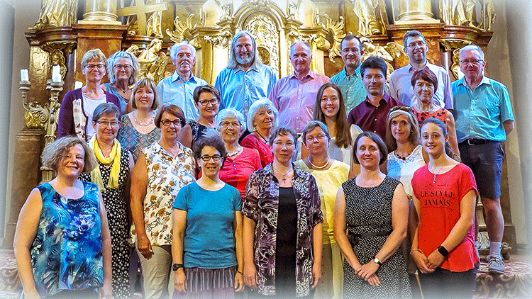 Sängerinnen und Sänger des Kirchenchores Lanzenkirchen - 23. Juni 2013