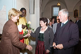 Gratulation der Jubelpaare