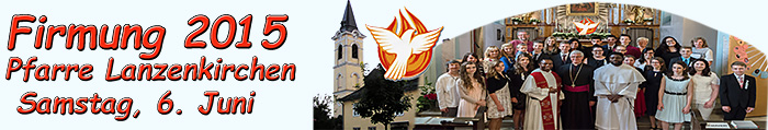 Bildleiste - Fotocollage Firmung 2015 Lanzenkirchen