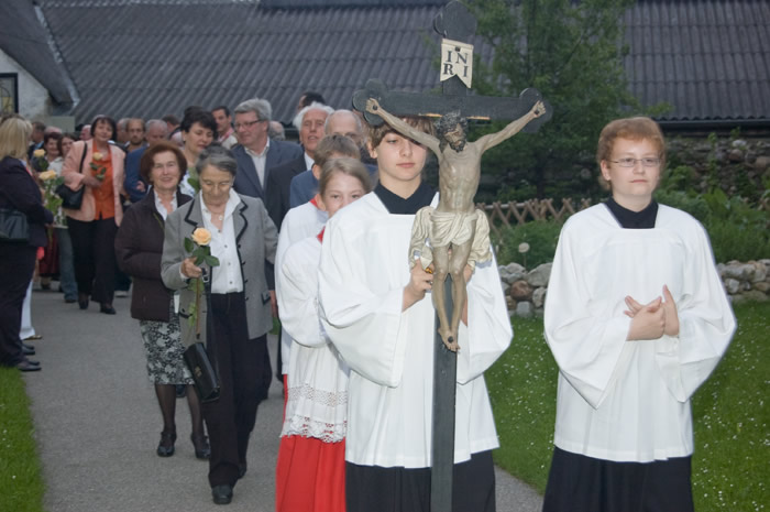 04 - Jubelpaare - Prozession zur Agape -DSC_8894