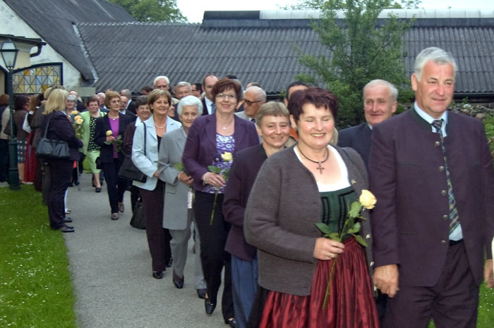 04 - Jubelpaare - Prozession zur Agape -DSC_8898